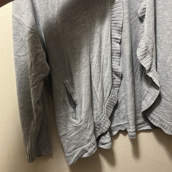 Worthington gray cardigan size 1x - Picture 3 of 6